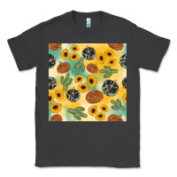 Smoke leopard pumpkin cactus sunflower seamless Classic Tee - AdoDesignShop