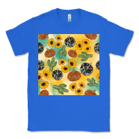 True Royal leopard pumpkin cactus sunflower seamless Classic Tee - AdoDesignShop