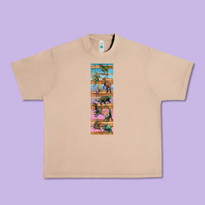 Dinosaurs Pen Wrap Urban Heavy Tee Designed By Artiststas