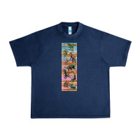 Navy dinosaurs pen wrap Urban Heavy Tee - Artiststas