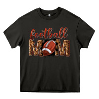 Asphalt football mom Heavy Core Tee - texasbilliewilder