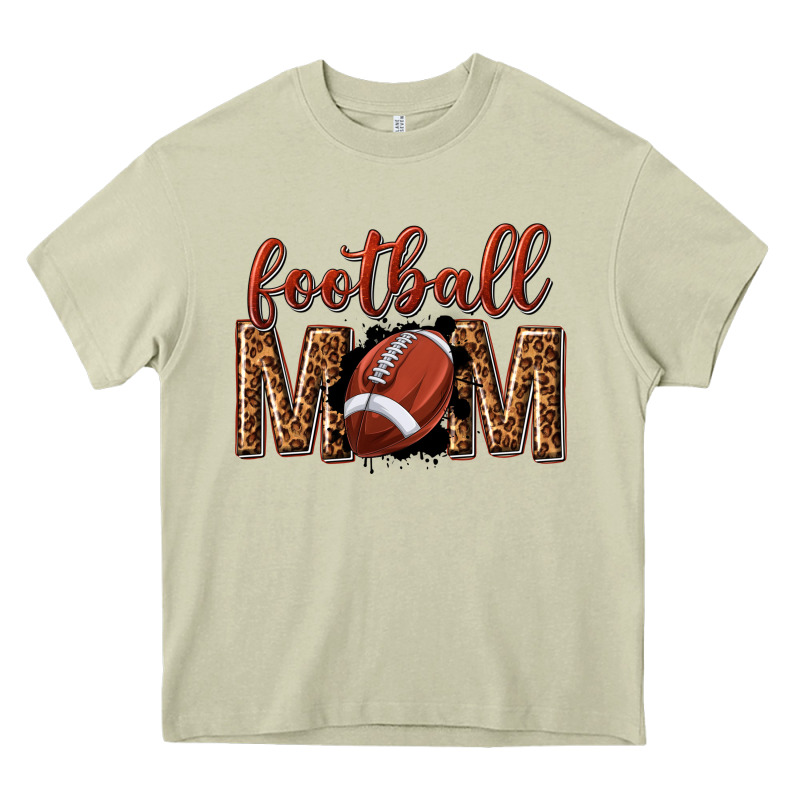 Football Mom Heavy Core Tee by texasbilliewilder | Teevron