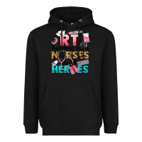 Black rt because nurses need heroes Heavyweight Hoodie - LillyAllenDesigns