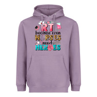 Lavender rt because nurses need heroes Heavyweight Hoodie - LillyAllenDesigns