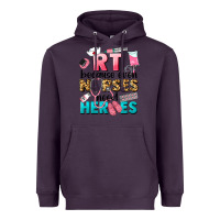 Plum rt because nurses need heroes Heavyweight Hoodie - LillyAllenDesigns