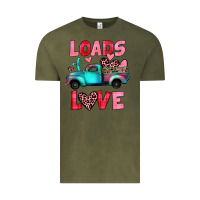 Vintage Olive loads of love truck Vintage Tee - JahusDesignShop