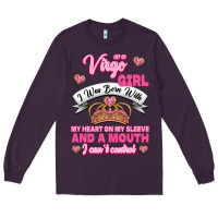 Plum as a virgo girl zodiac girls Long Sleeve Tee - Jasminsmagicworld