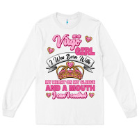White as a virgo girl zodiac girls Long Sleeve Tee - Jasminsmagicworld