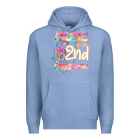 Colony Blue Cool I Love Music Shirt Gifts Music Is My Second Language Premium Hoodie - Bettercallsaul