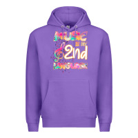 Purple Cool I Love Music Shirt Gifts Music Is My Second Language Premium Hoodie - Bettercallsaul