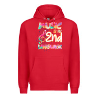 Red Cool I Love Music Shirt Gifts Music Is My Second Language Premium Hoodie - Bettercallsaul