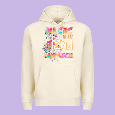 Cool I Love Music Shirt Gifts Music Is My Second Language Premium Hoodie Designed By Bettercallsaul