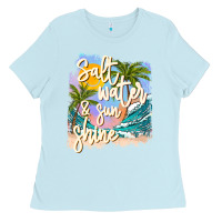 Baby Blue salt water sunshine Ladies Tee - JahusDesignShop