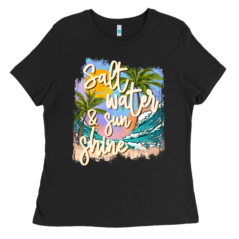 Salt Water Sunshine Ladies Tee by JahusDesignShop | Teevron