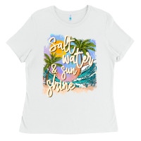 White salt water sunshine Ladies Tee - JahusDesignShop