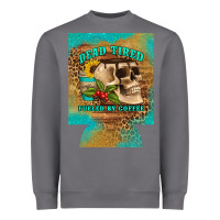Storm dead tired fueled by coffee 12 oz can cooler (regular) Heavyweight Sweatshirt - Artiststas