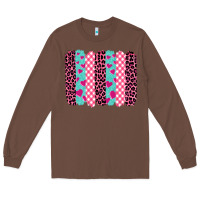 Chestnut valentine's day brushstrokes Long Sleeve Tee - BarkalooDesign