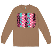 Toasted Coconut valentine's day brushstrokes Long Sleeve Tee - BarkalooDesign