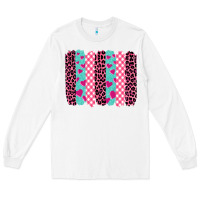 White valentine's day brushstrokes Long Sleeve Tee - BarkalooDesign