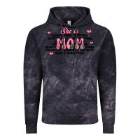 Cloud Black she is mom compliment words Vintage Hoodie - JahusDesignShop