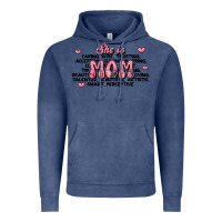 Vintage Denim she is mom compliment words Vintage Hoodie - JahusDesignShop