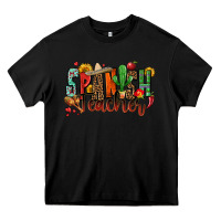 Black spanish teacher Heavy Core Tee - Zillion Design Studio