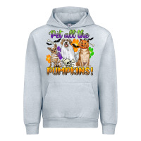 Heather Grey pet all the pumpkins Urban Hoodie - CowGirlArtShop