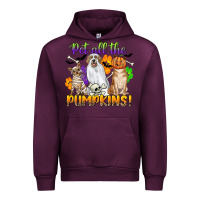 Mauve Wine pet all the pumpkins Urban Hoodie - CowGirlArtShop