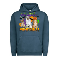 Pigment Midnight Navy pet all the pumpkins Urban Hoodie - CowGirlArtShop