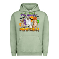 Pigment Oil Green pet all the pumpkins Urban Hoodie - CowGirlArtShop