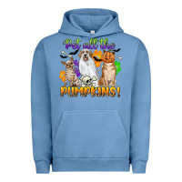 Pigment Pebble Blue pet all the pumpkins Urban Hoodie - CowGirlArtShop