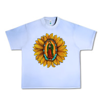 Grape Ice our lady of guadalupe sunflower Urban Heavy Tee - JahusDesignShop