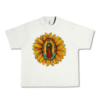 Pistachio our lady of guadalupe sunflower Urban Heavy Tee - JahusDesignShop