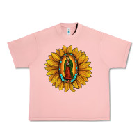 Salmon our lady of guadalupe sunflower Urban Heavy Tee - JahusDesignShop