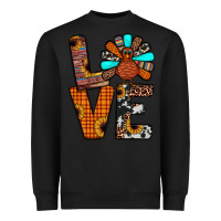 Black turkey love Heavyweight Sweatshirt - JahusDesignShop