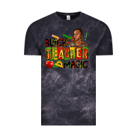 Cloud Black black teacher  magic Vintage Tee - AdoDesignShop
