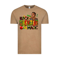 Vintage Coffee black teacher  magic Vintage Tee - AdoDesignShop