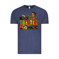 Vintage Denim black teacher  magic Vintage Tee - AdoDesignShop