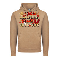 Vintage Coffee kinda house wife kinda thug wife Vintage Hoodie - JahusDesignShop