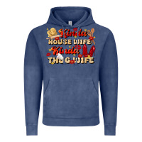 Vintage Denim kinda house wife kinda thug wife Vintage Hoodie - JahusDesignShop