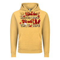 Vintage Mustard kinda house wife kinda thug wife Vintage Hoodie - JahusDesignShop