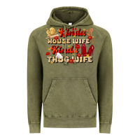 Vintage Olive kinda house wife kinda thug wife Vintage Hoodie - JahusDesignShop