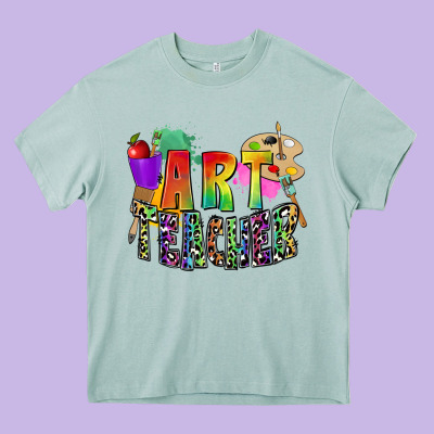 Art Teacher Heavy Core Tee Designed By Zillion Design Studio
