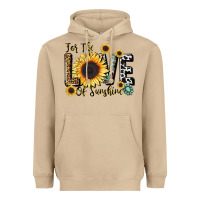 Mushroom for the love of sunshine Heavyweight Hoodie - LillyAllenDesigns