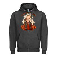 Charcoal Heather Pumpkin spice every thing Zipper Hoodie - NancyCooperArtShop