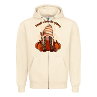 Sandshell Pumpkin spice every thing Zipper Hoodie - NancyCooperArtShop
