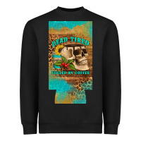 Black dead tired fueled by coffee 12 oz can cooler  (slim) Heavyweight Sweatshirt - Artiststas