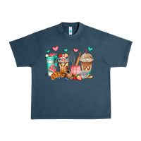 Midnight Navy baking coffee cups Urban Heavy Tee - Jasminsmagicworld