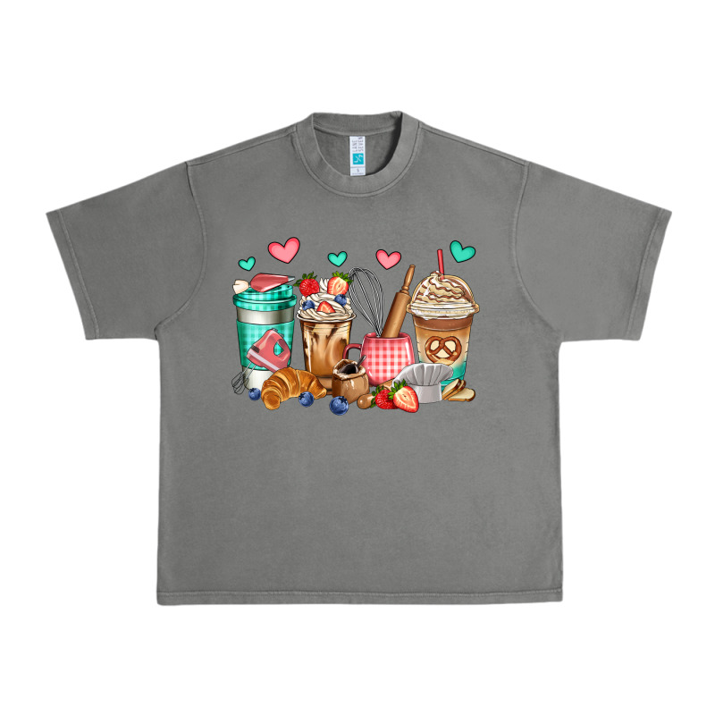 Baking Coffee Cups Urban Heavy Tee by Jasminsmagicworld | Teevron
