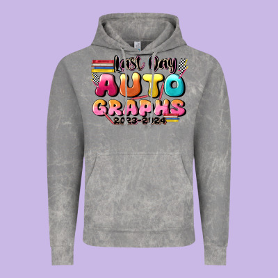 Last Day Autographs Vintage Hoodie Designed By Jahusdesignshop